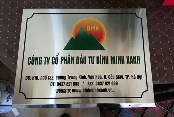Thi Công Biển Công Ty Tại Nam Định – Chuẩn Bộ Nhận Diện, Bền Đẹp, Sang Trọng