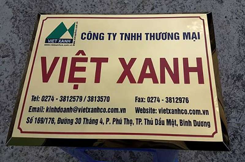 Thi Công Biển Công Ty Tại Nam Định – Chuẩn Bộ Nhận Diện, Bền Đẹp, Sang Trọng