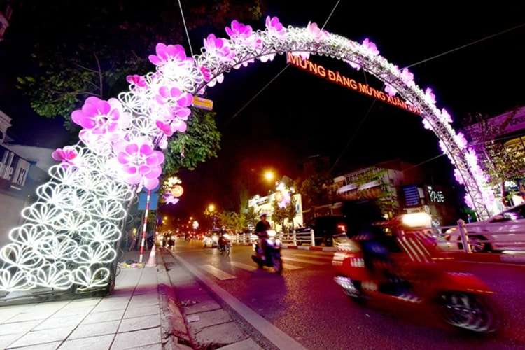Led trang trí cổng chào – Quảng cáo