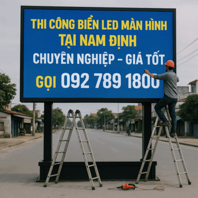 Thi Công Biển LED Màn Hình Tại Nam Định – Giải Pháp Quảng Cáo Hiện Đại & Hiệu Quả