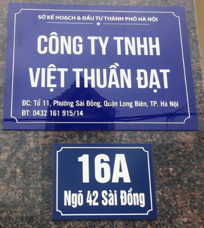 Thi Công Biển Công Ty Tại Nam Định – Chuẩn Bộ Nhận Diện, Bền Đẹp, Sang Trọng